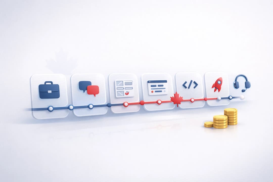 مراحل طراحی سایت در کانادا